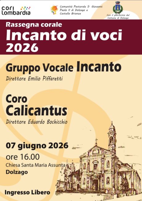 Incanto di voci 2026